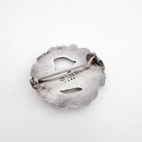 ANTIQUE GEORG JENSEN INC STERLING SILVER DOVE BROOCH DENMARK 165 - Picture 8 of 8